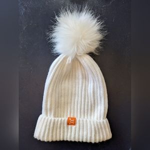 White Knit Winter Hat